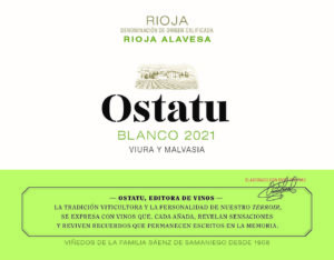 Etiqueta Ostatu Blanco 2021